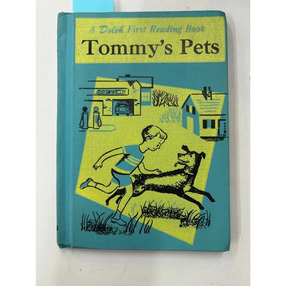 Tommy's Pets Edward W.‎ Dolch 1958 First Reading Book Illustrated Garrard